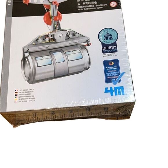 4M Tin Can Cable Car Fun Mechanics Kit Educational Experiment Science Building - Picture 5 of 7